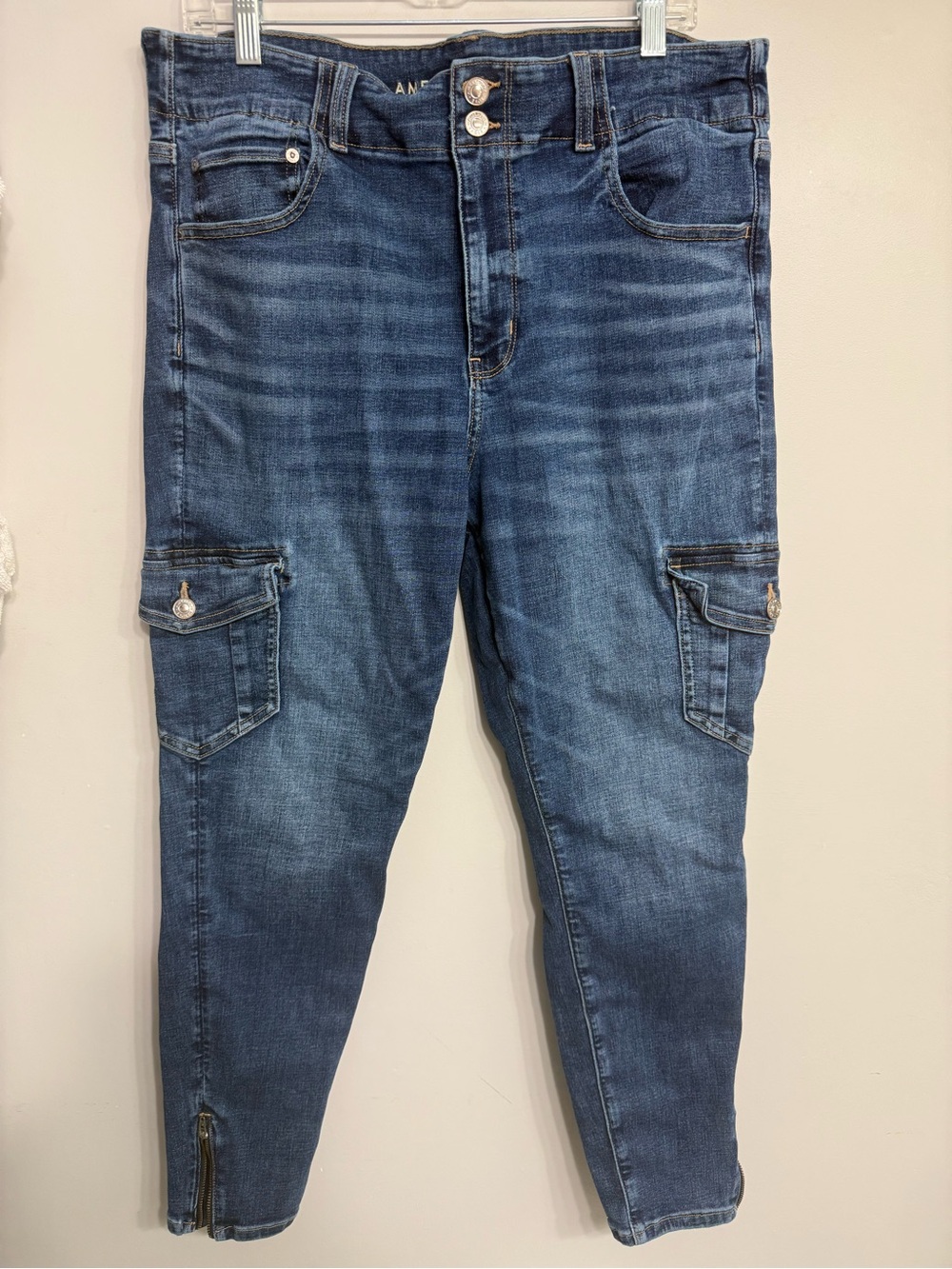 American Eagle Dark Indigo Stretch Skinny Jeans